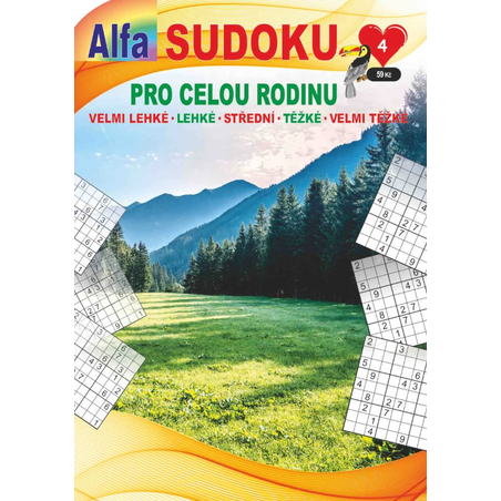 Sudoku pro celou rodinu 04/2025 - 5 úrovní