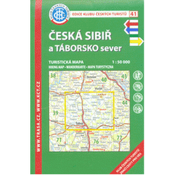 Česká Sibiř a Táborsko sever 1:50 000/KČT 41 Turistická mapa