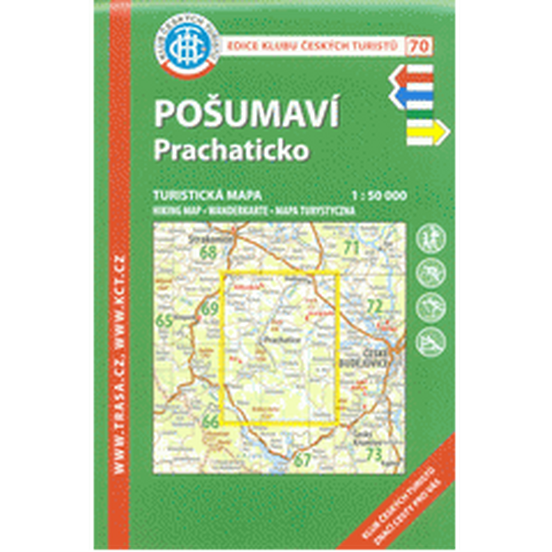Pošumaví-Prachaticko /KČT 70 1:50T Turistická mapa